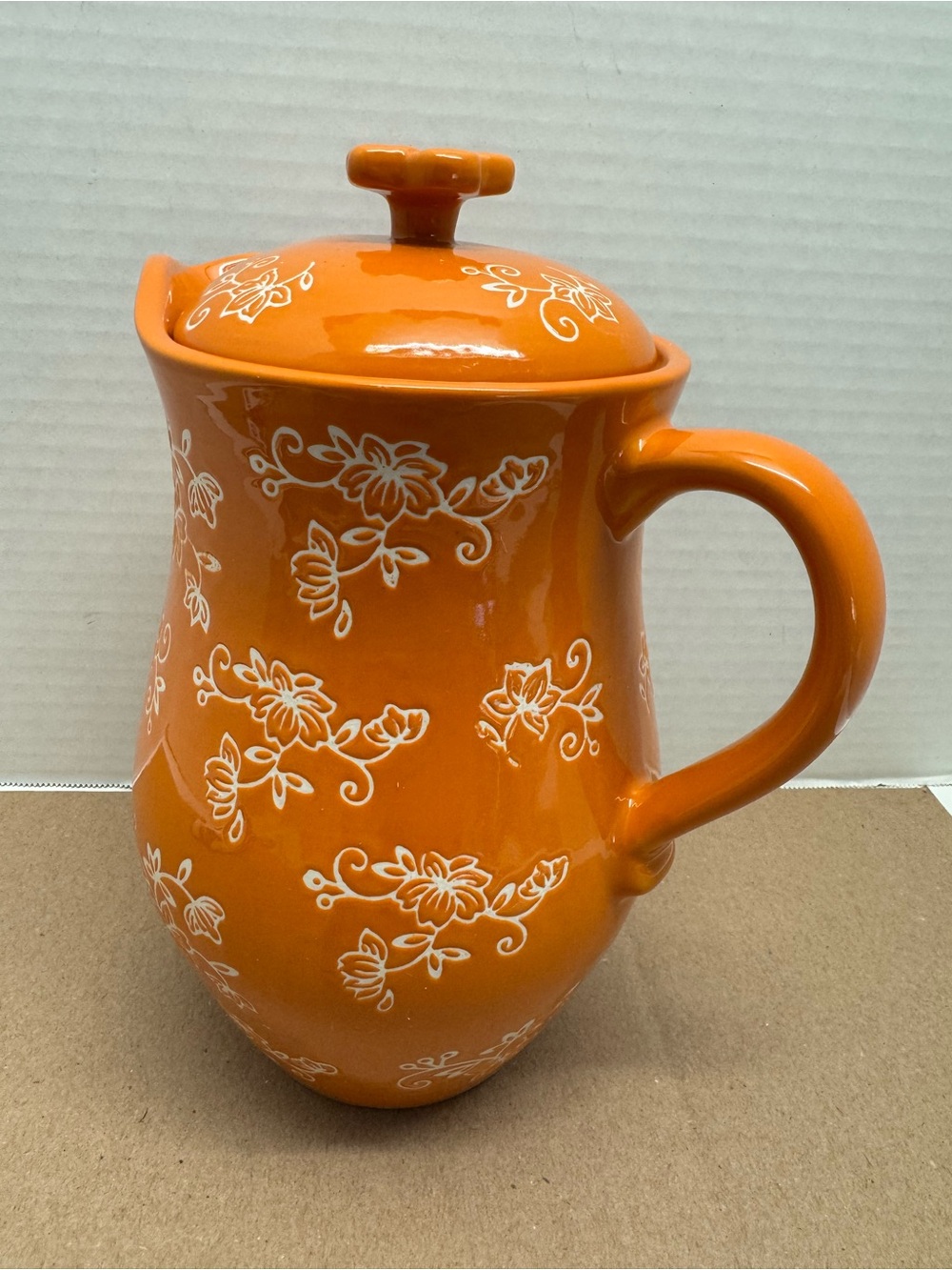 Temp-tations Floral Lace 2 Quart Lidded Pitcher - Picture 3 of 12